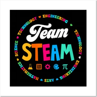 Team STEAM Teacher Back to School STEM Special Pre-K 1st Posters and Art